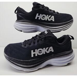 Hoka One One Black and Gray Running Shoes